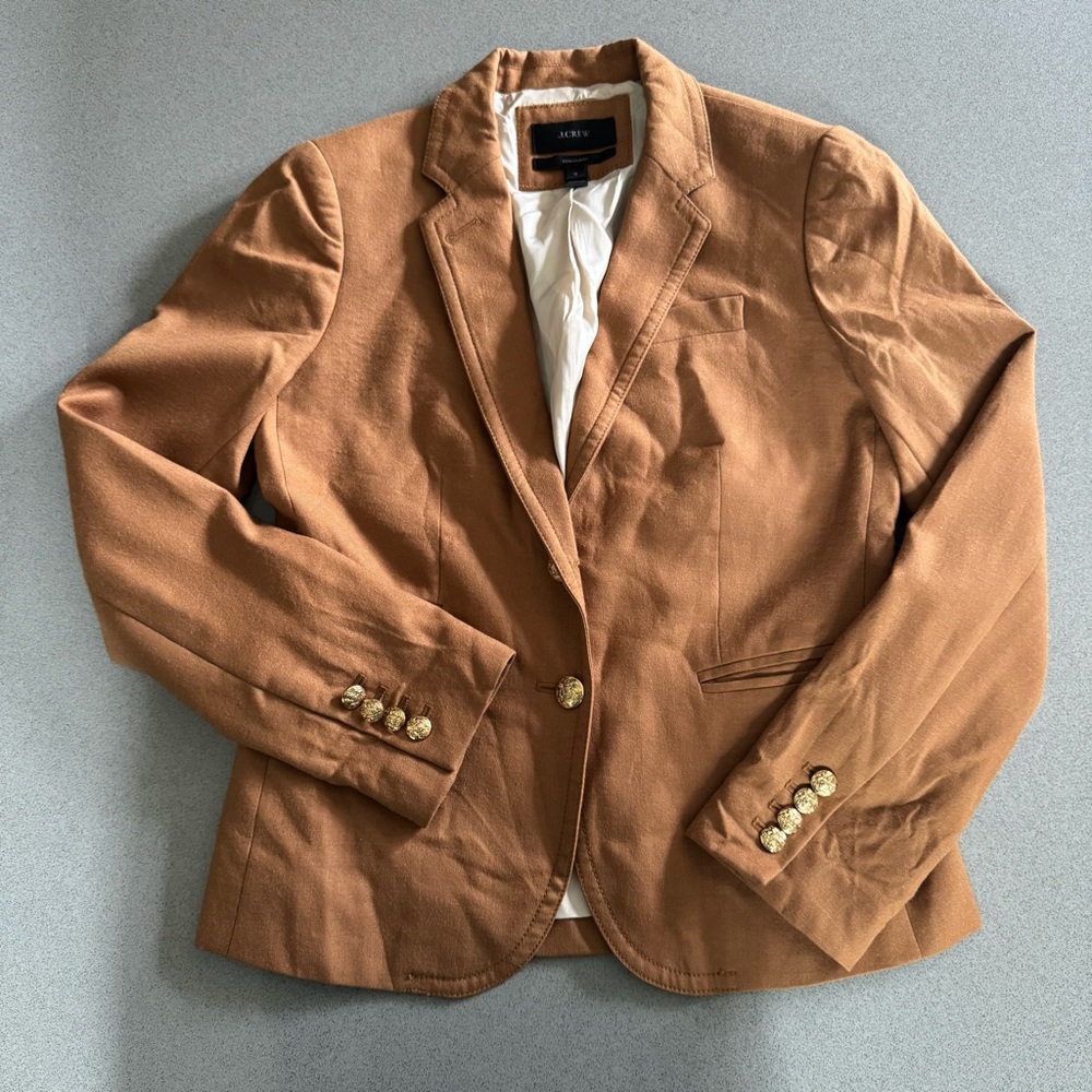 J. Crew Schoolboy Blazer in Rich Brown